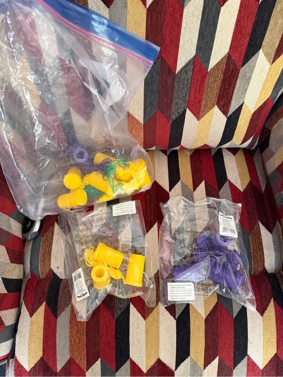 Oriental Trading Other - Assorted Yellow and Purple Plastic whistles